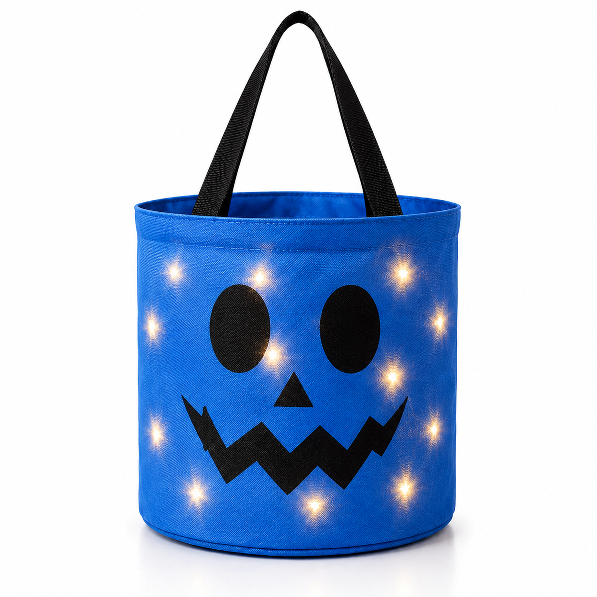 GlowGhoul LED Light-Up Halloween Candy Bucket