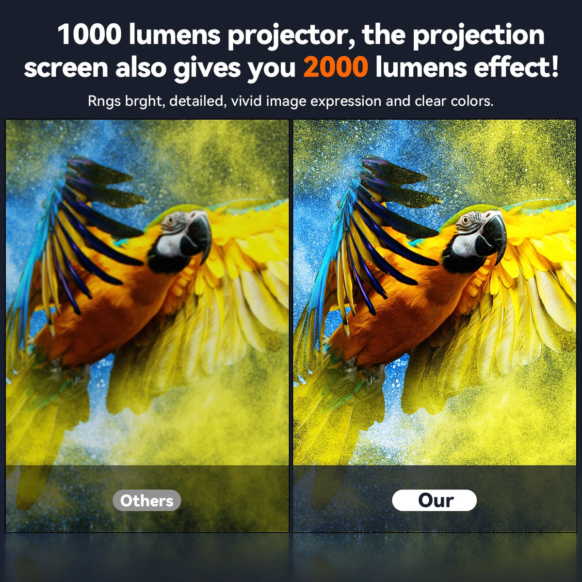 72Inch 4k Projection Screen